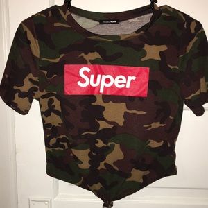 Short sleeve camo shirt